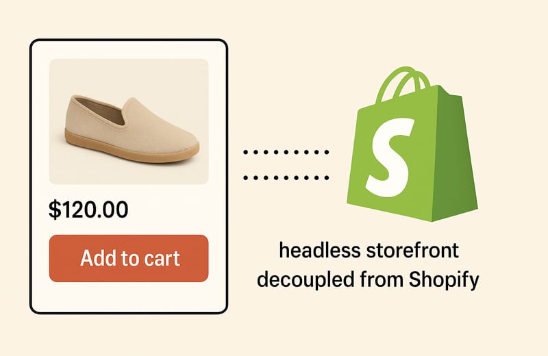 Headless Commerce Platform — E-commerce case study illustration
